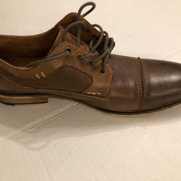 steve Madden men's leather Oxford dress shoessize: 9.5
